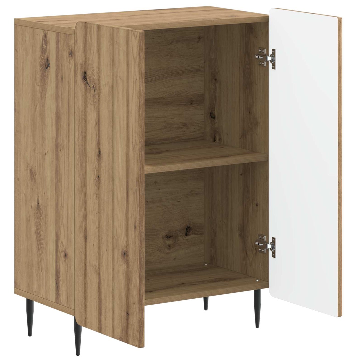 vidaXL Bathroom Storage Cainet ZWOLLE Artisan Oak 59.5 x 31 x 79.5 cm 3