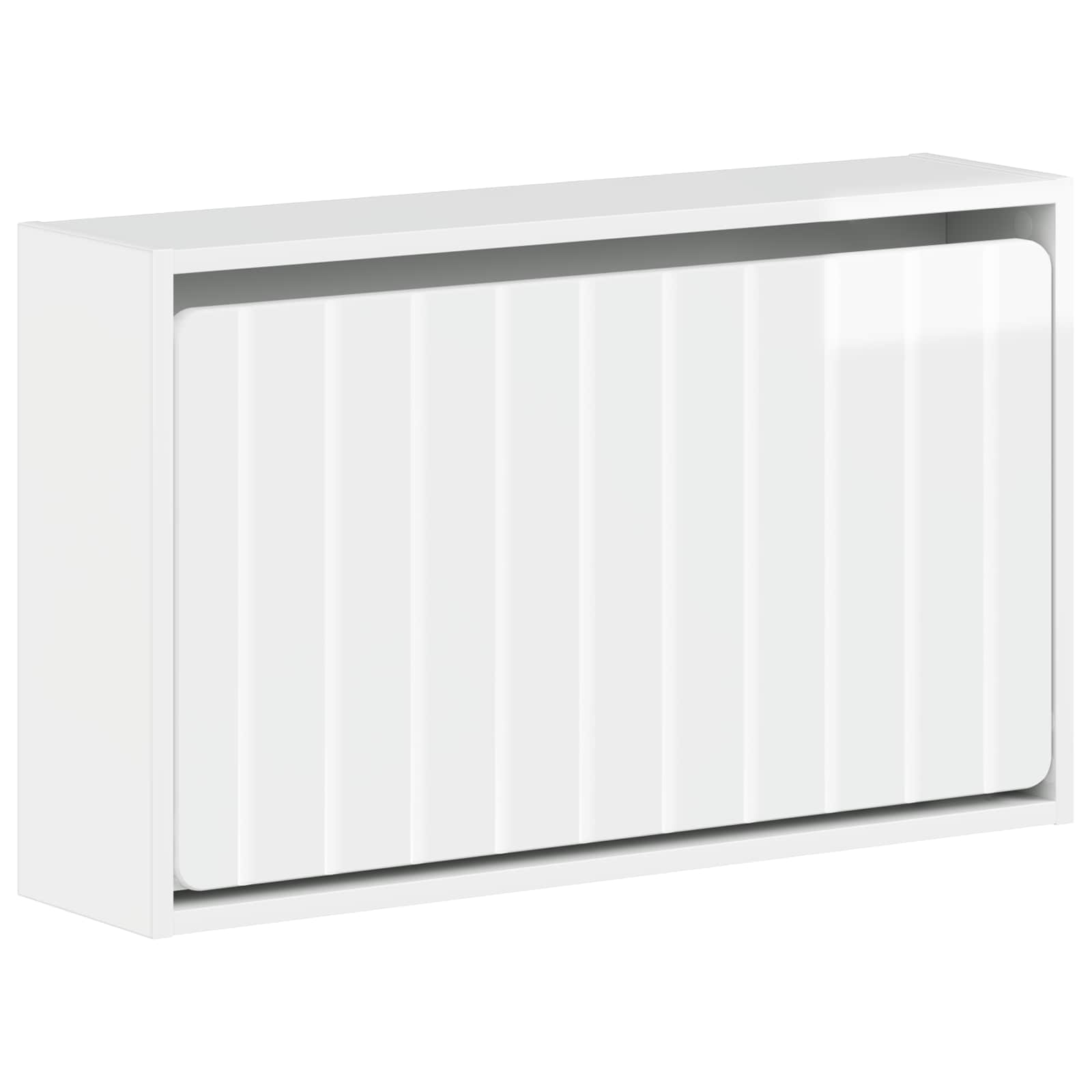 vidaXL Wall-Mounted Shoe Cabinet ZWOLLE 71 x 17 x 43 cm 2