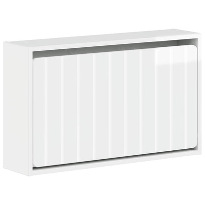 vidaXL Wall-Mounted Shoe Cabinet ZWOLLE 71 x 17 x 43 cm 2
