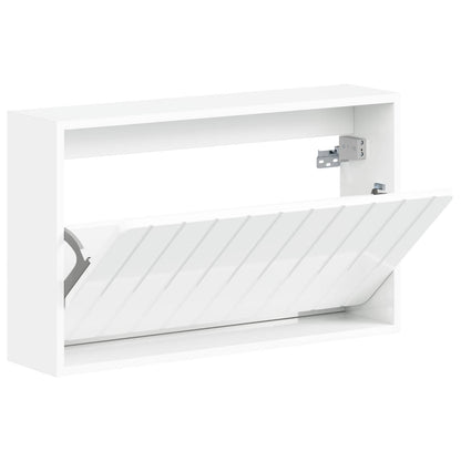 vidaXL Wall-Mounted Shoe Cabinet ZWOLLE 71 x 17 x 43 cm 3