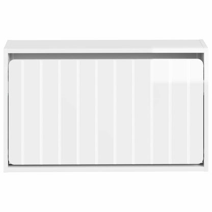 vidaXL Wall-Mounted Shoe Cabinet ZWOLLE 71 x 17 x 43 cm 4