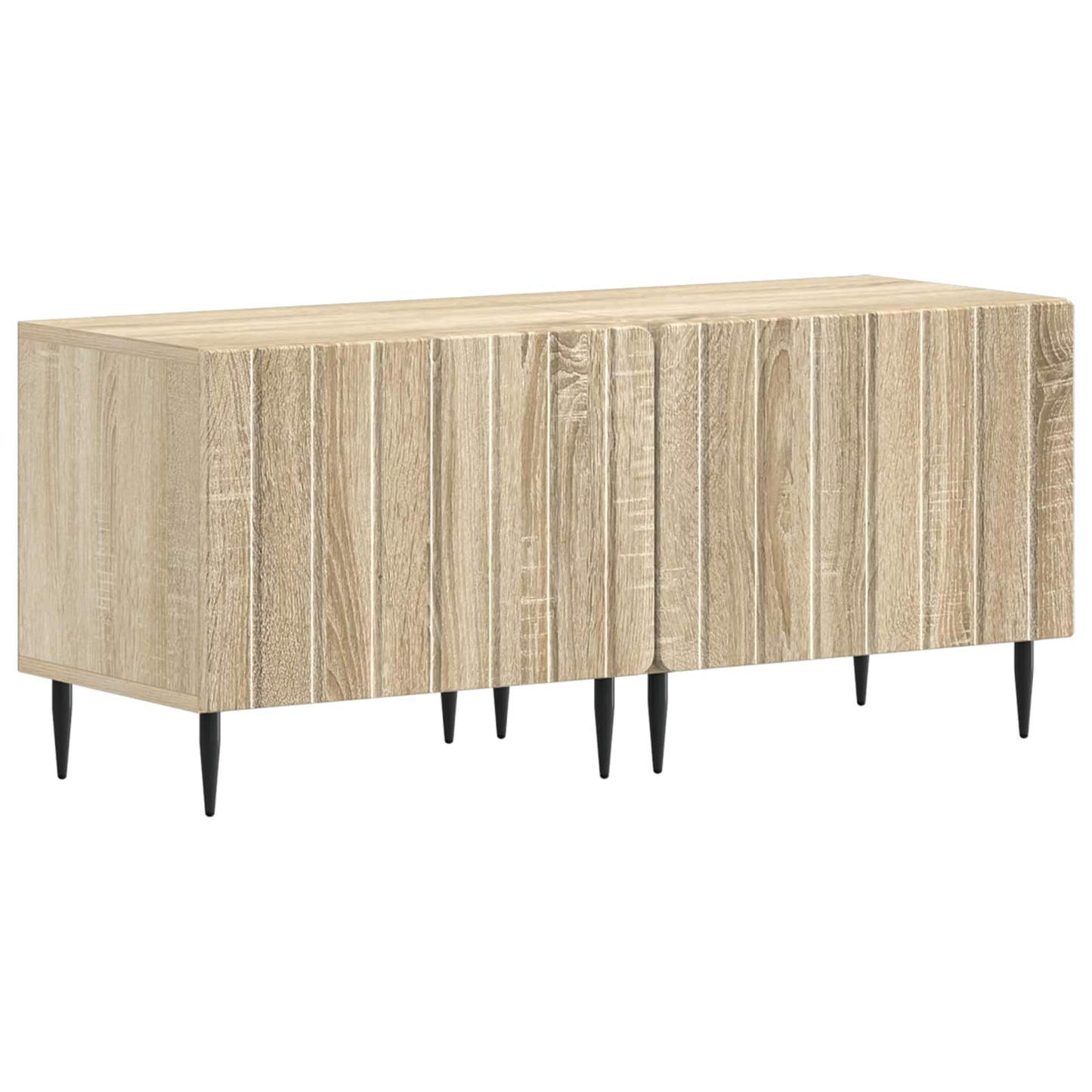 vidaXL TV Cabinet Sonoma Oak Engineered Wood 2