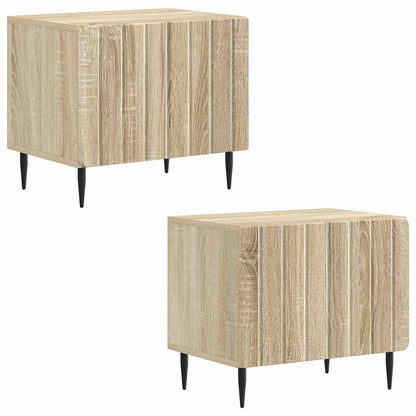 vidaXL TV Cabinet Sonoma Oak Engineered Wood 4