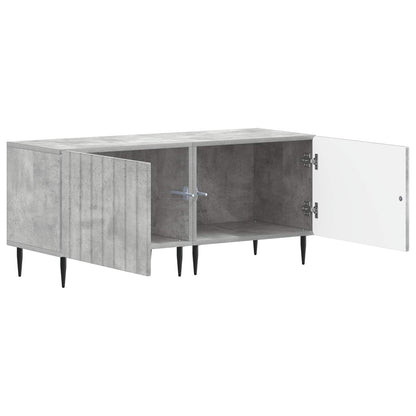vidaXL TV Cabinet Concrete Grey Engineered Wood 3