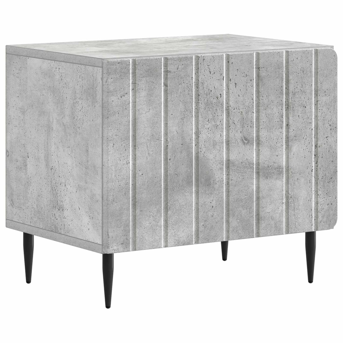 vidaXL TV Cabinet Concrete Grey Engineered Wood 5