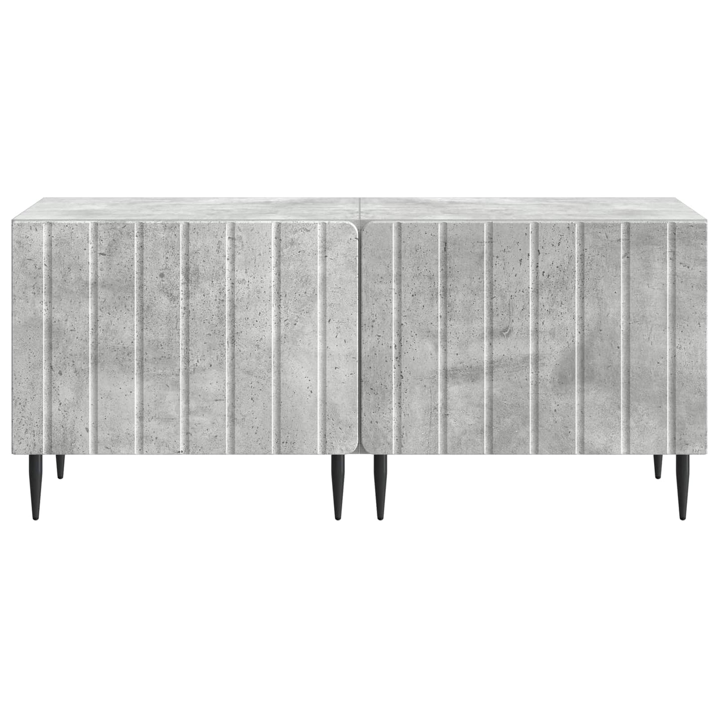 vidaXL TV Cabinet Concrete Grey Engineered Wood 6