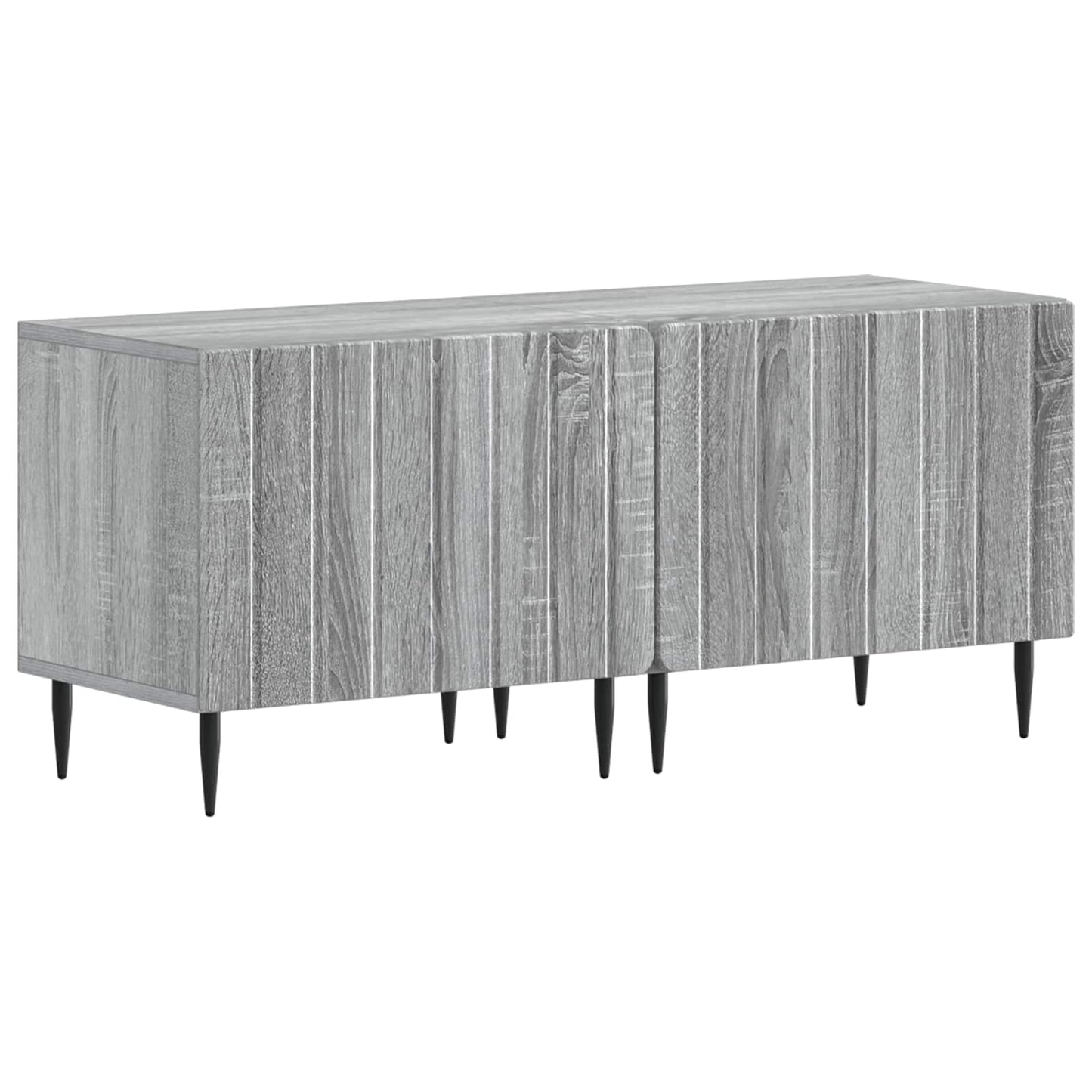 vidaXL TV Cabinet Grey Sonoma Engineered Wood 2
