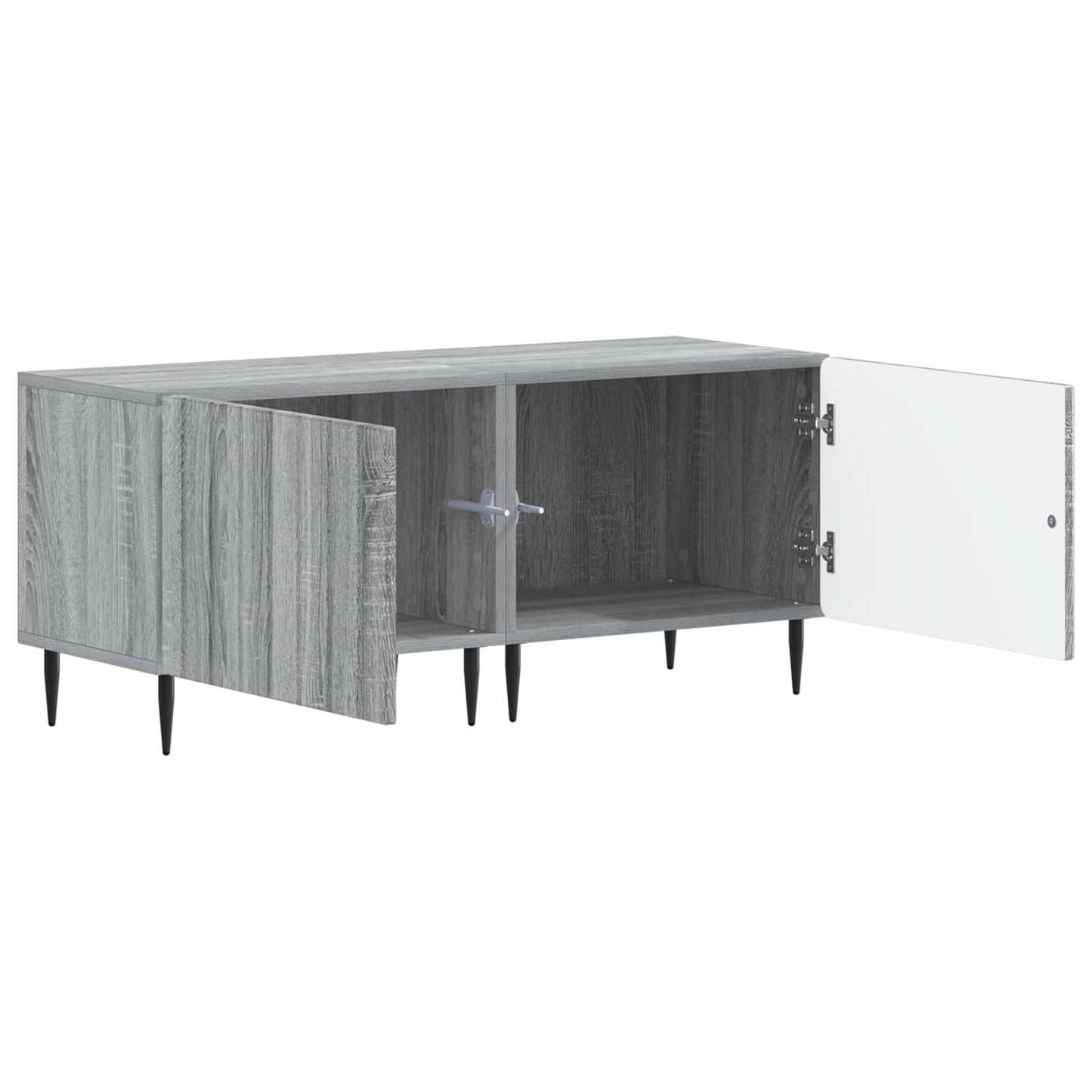 vidaXL TV Cabinet Grey Sonoma Engineered Wood 3