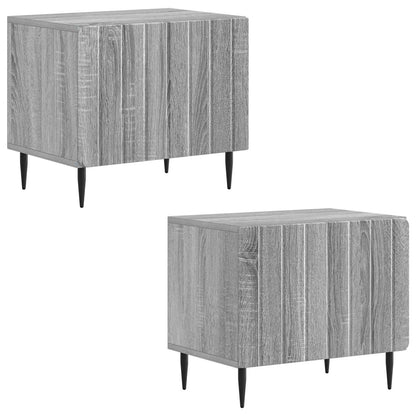 vidaXL TV Cabinet Grey Sonoma Engineered Wood 4