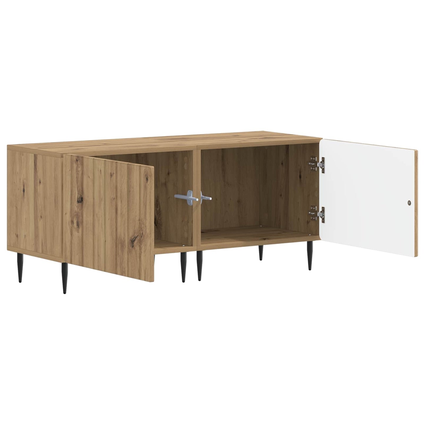 vidaXL TV Cabinet Artisan Oak Engineered Wood 3