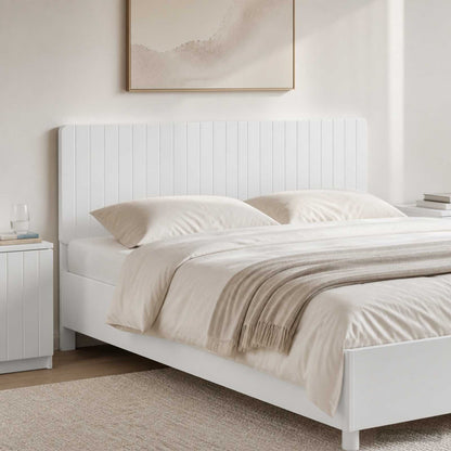 vidaXL Wall-Mounted Headboard ZWOLLE White Engineered Wood 1