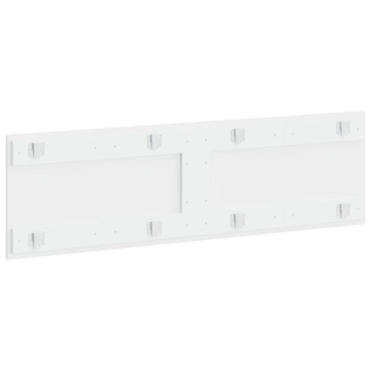 vidaXL Wall-Mounted Headboard ZWOLLE White Engineered Wood 5