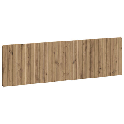 vidaXL Wall-Mounted Headboard ZWOLLE Artisan Oak Engineered Wood 2