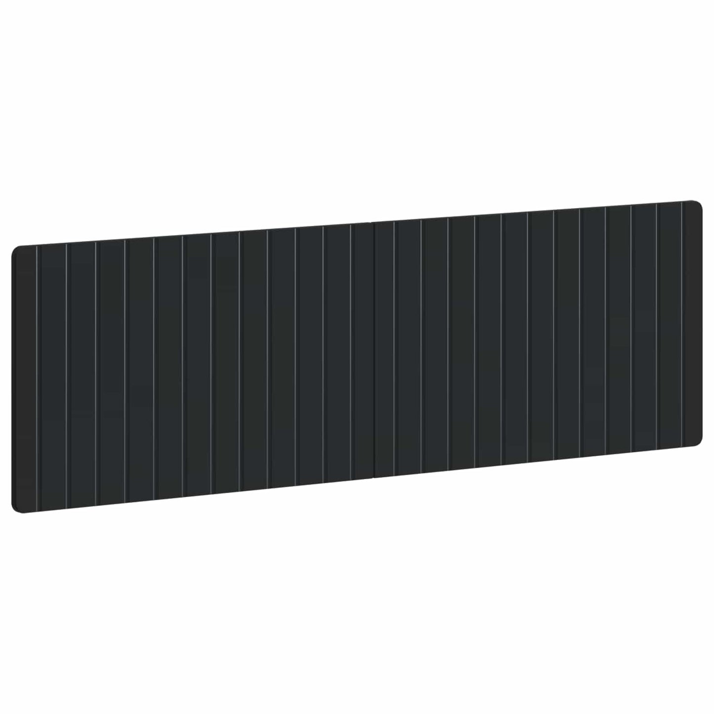 vidaXL Wall-Mounted Headboard ZWOLLE Black Engineered Wood 2