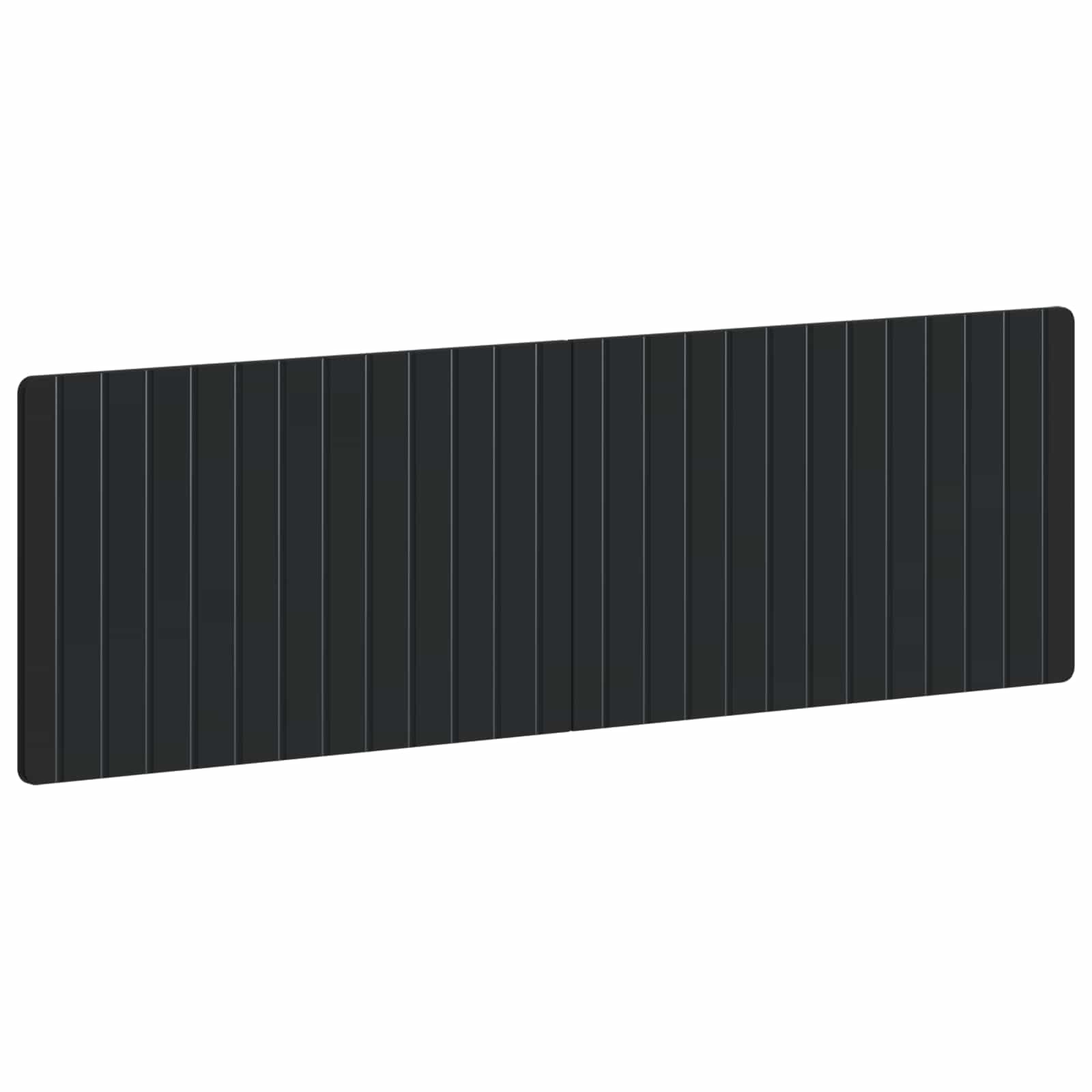 vidaXL Wall-Mounted Headboard ZWOLLE Black Engineered Wood 2