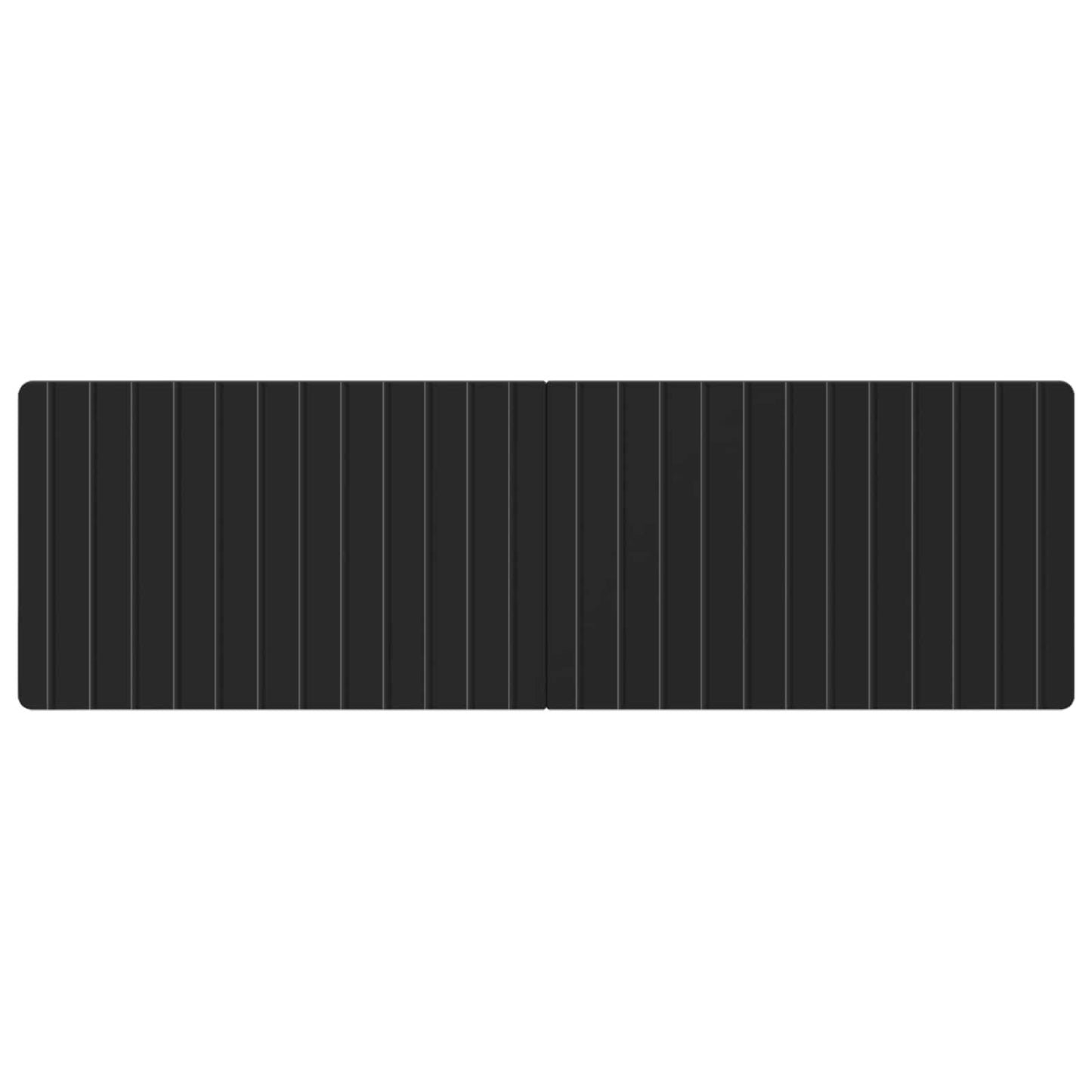 vidaXL Wall-Mounted Headboard ZWOLLE Black Engineered Wood 3