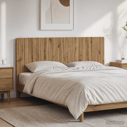 vidaXL Wall-Mounted Headboard ZWOLLE Artisan Oak Engineered Wood 1