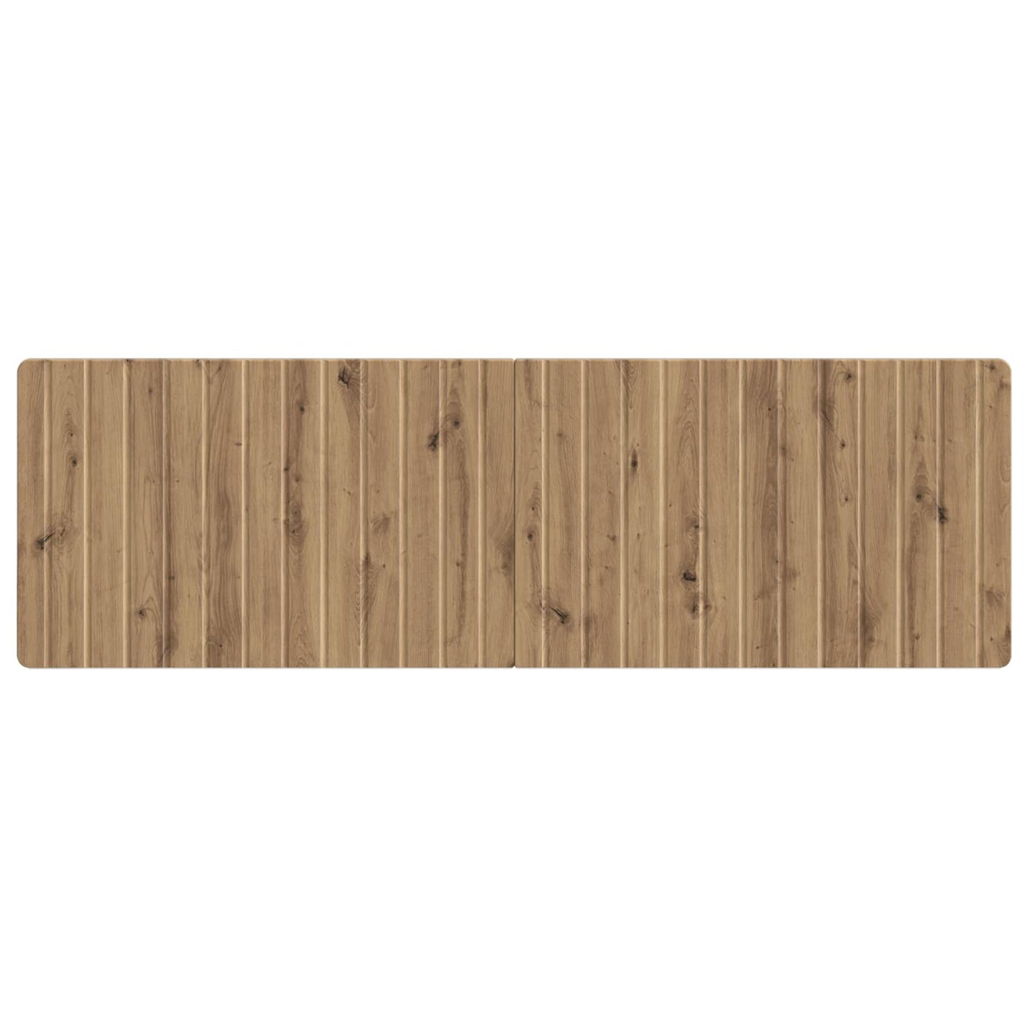 vidaXL Wall-Mounted Headboard ZWOLLE Artisan Oak Engineered Wood 3