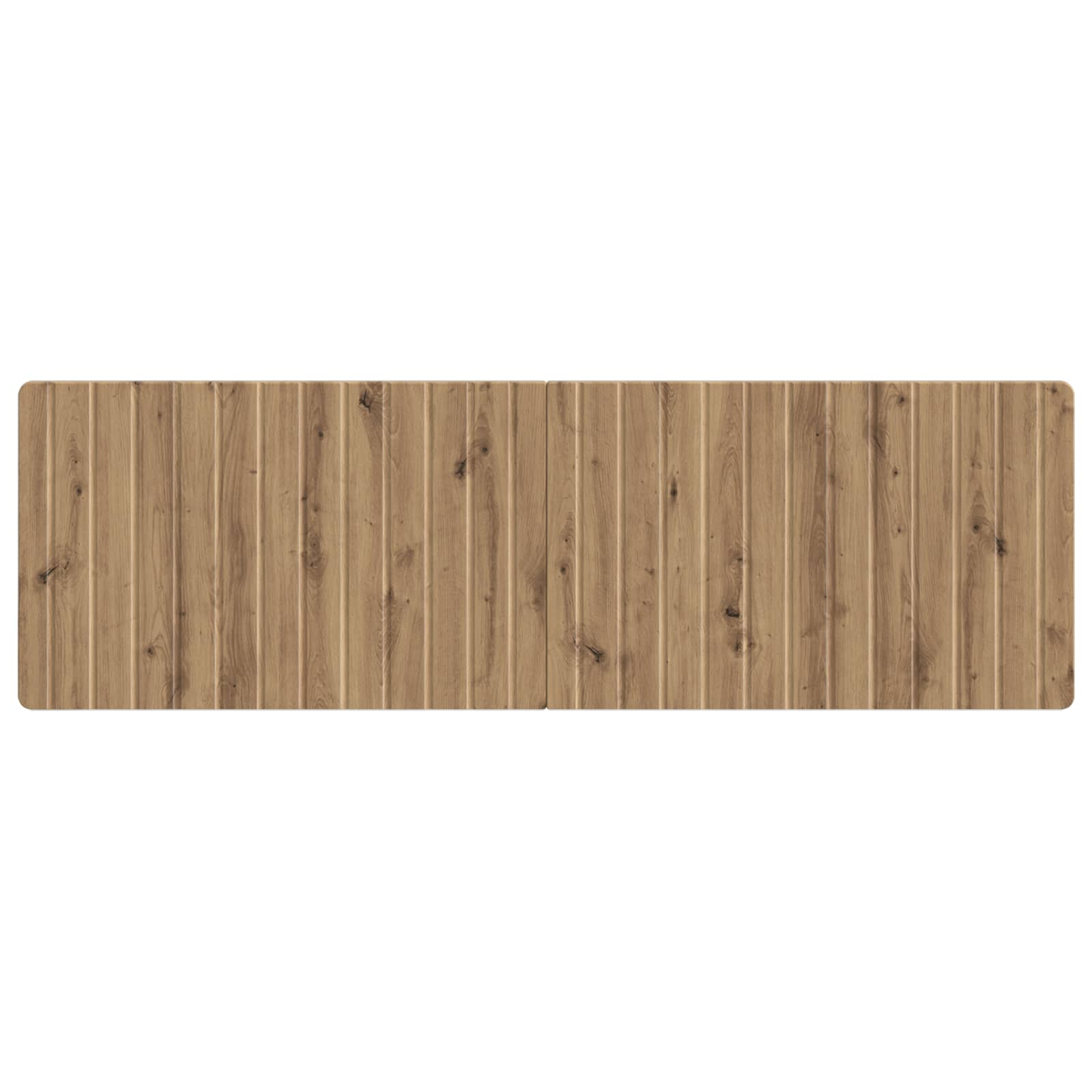 vidaXL Wall-Mounted Headboard ZWOLLE Artisan Oak Engineered Wood 3