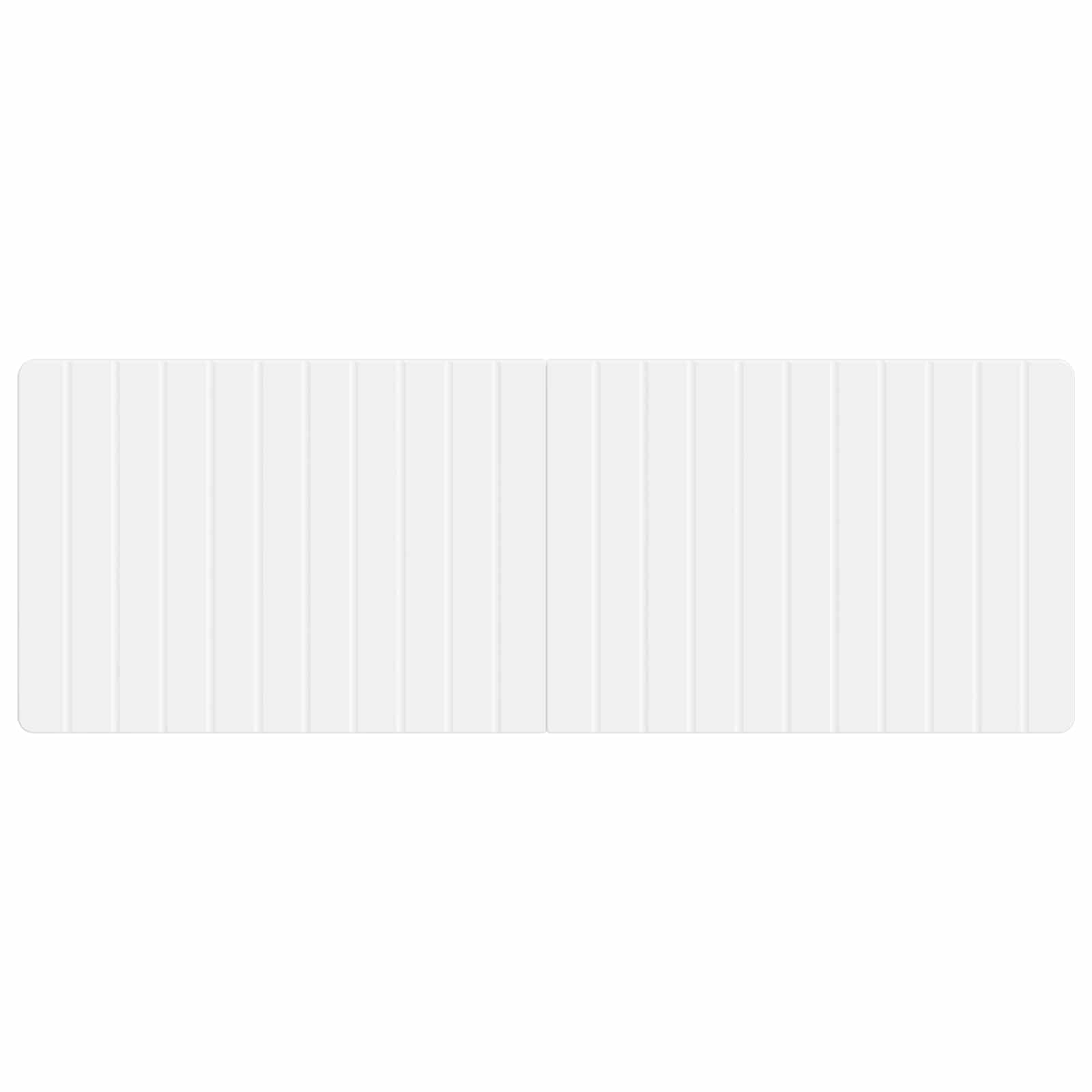 vidaXL Wall-Mounted Headboard ZWOLLE White Engineered Wood 3
