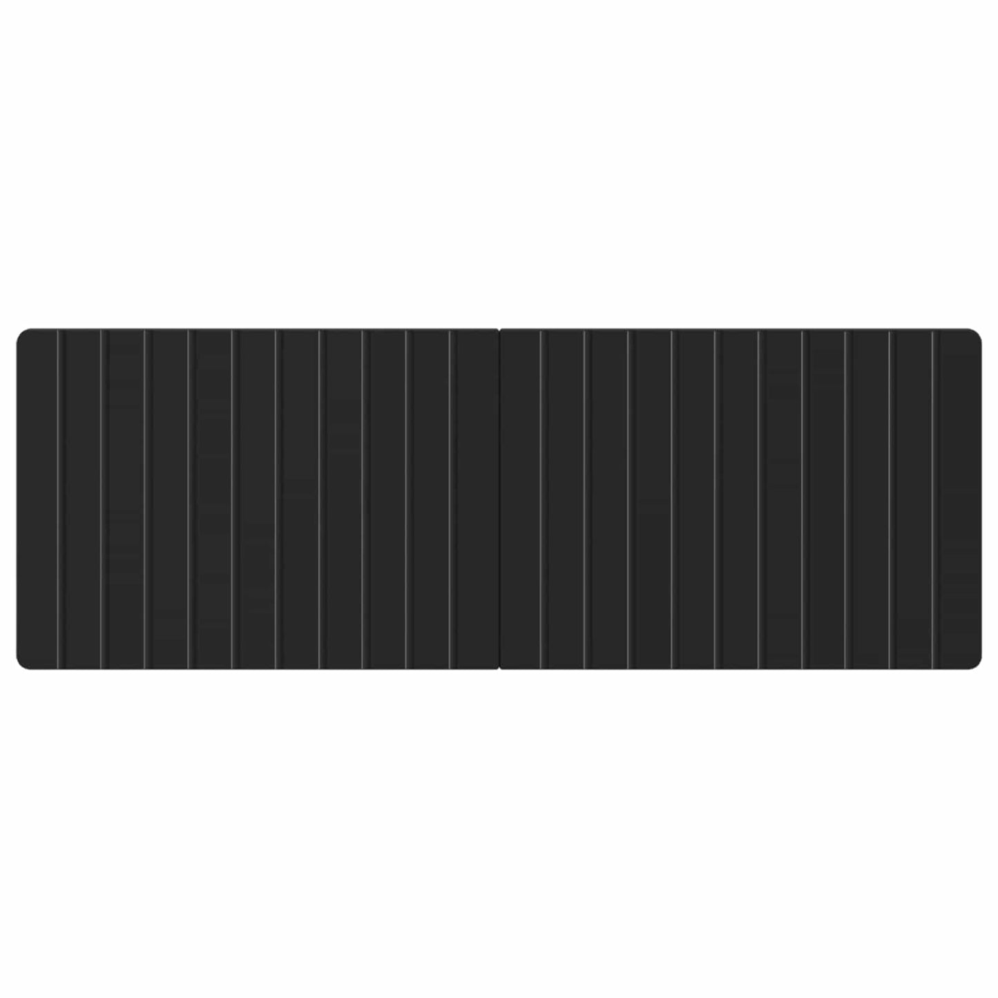 vidaXL Wall-Mounted Headboard ZWOLLE Black Engineered Wood 3