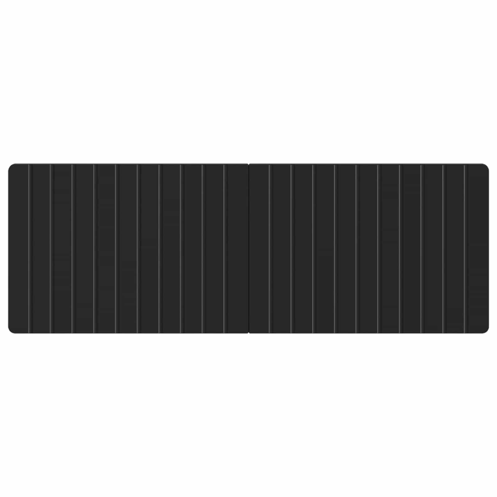 vidaXL Wall-Mounted Headboard ZWOLLE Black Engineered Wood 3