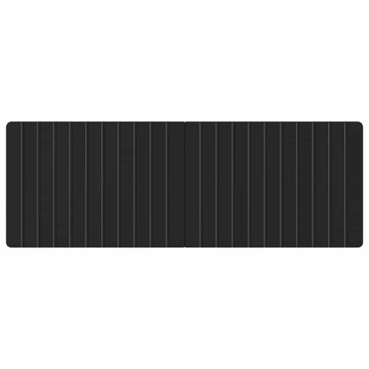 vidaXL Wall-Mounted Headboard ZWOLLE Black Engineered Wood 3