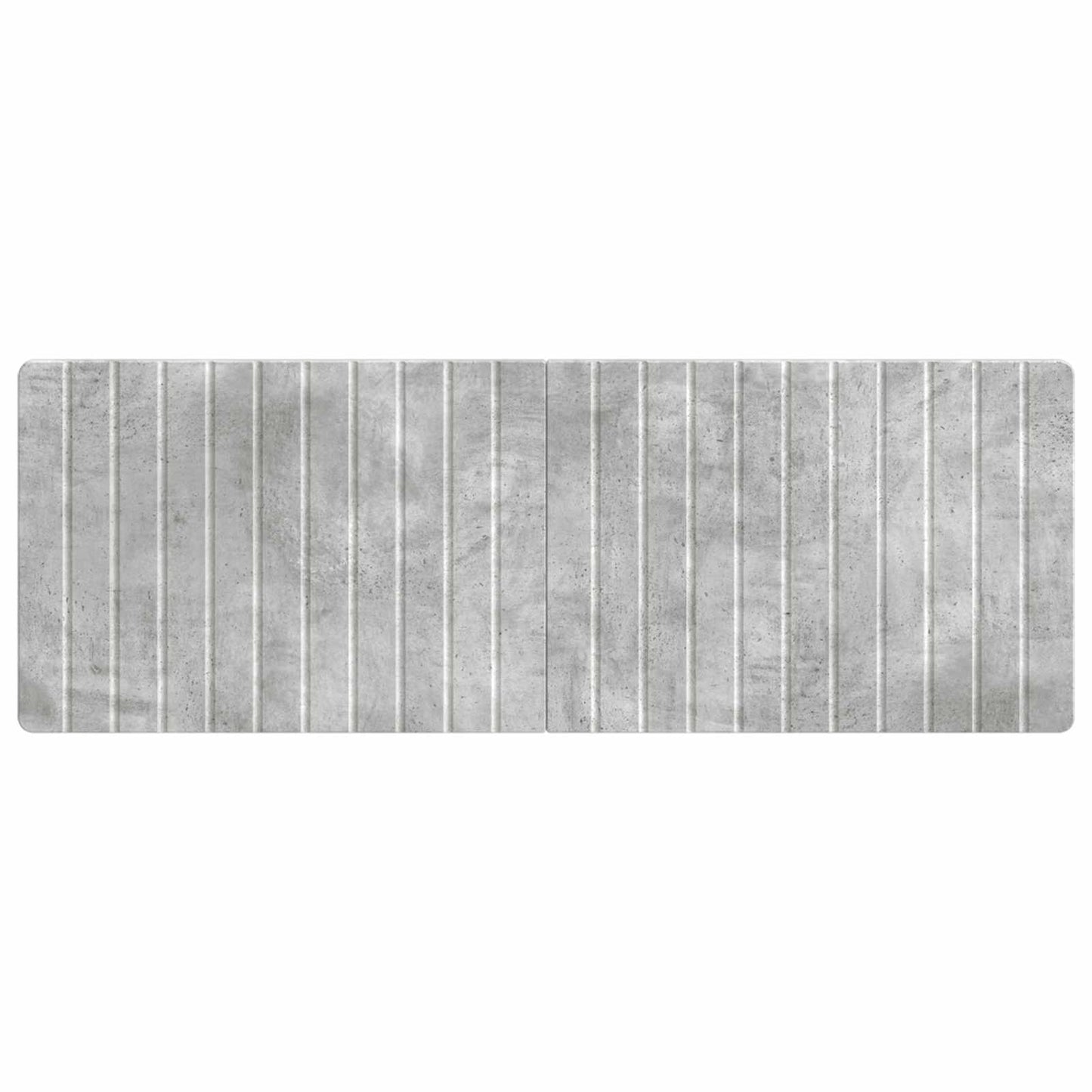 vidaXL Wall-Mounted Headboard ZWOLLE Concrete Grey Engineered Wood 3