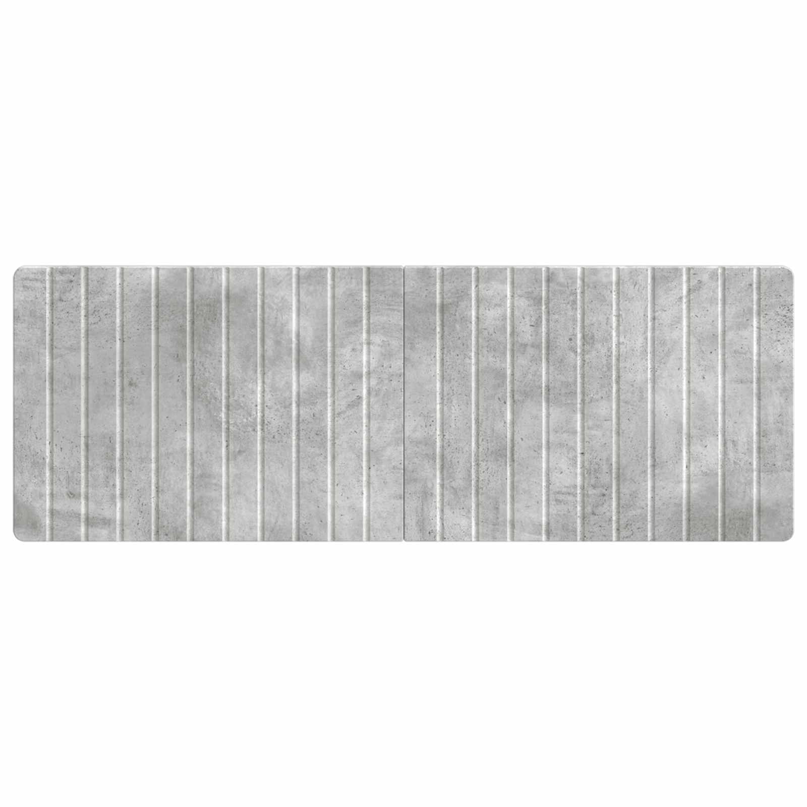 vidaXL Wall-Mounted Headboard ZWOLLE Concrete Grey Engineered Wood 3