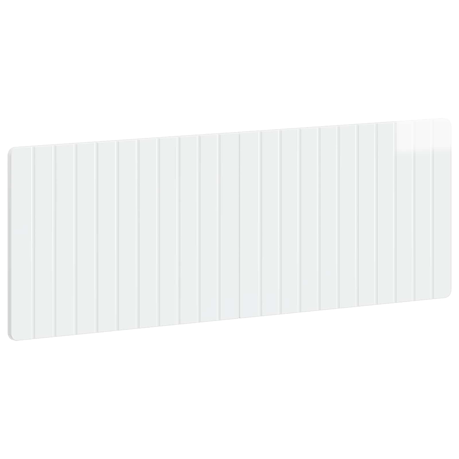 vidaXL Wall-Mounted Headboard ZWOLLE High Gloss White Engineered Wood 2