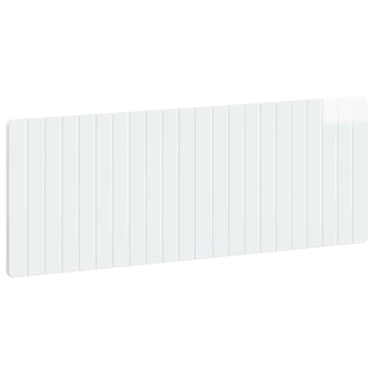 vidaXL Wall-Mounted Headboard ZWOLLE High Gloss White Engineered Wood 2