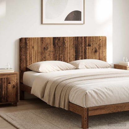 vidaXL Wall-Mounted Headboard ZWOLLE Old Wood Engineered Wood 1