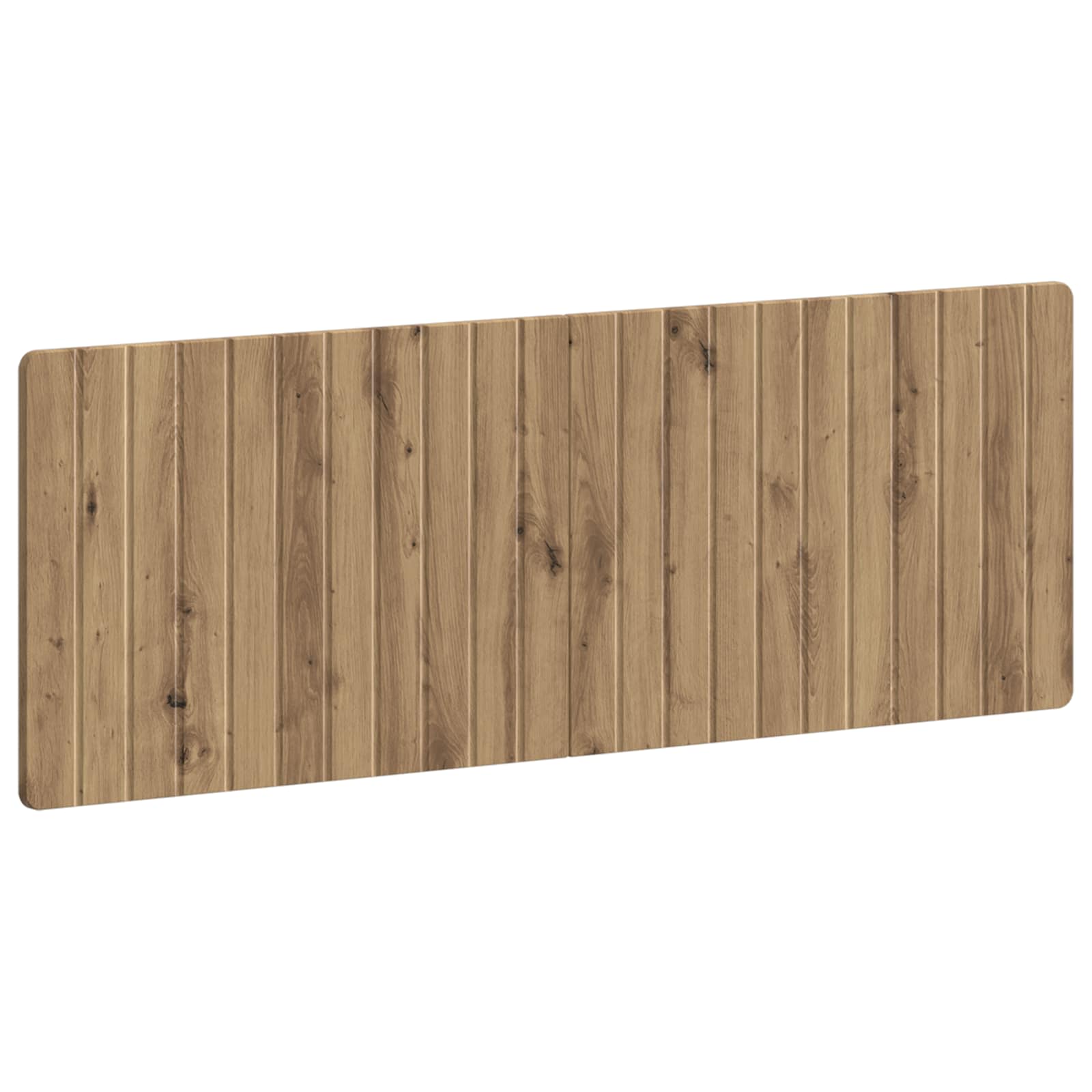 vidaXL Wall-Mounted Headboard ZWOLLE Artisan Oak Engineered Wood 2