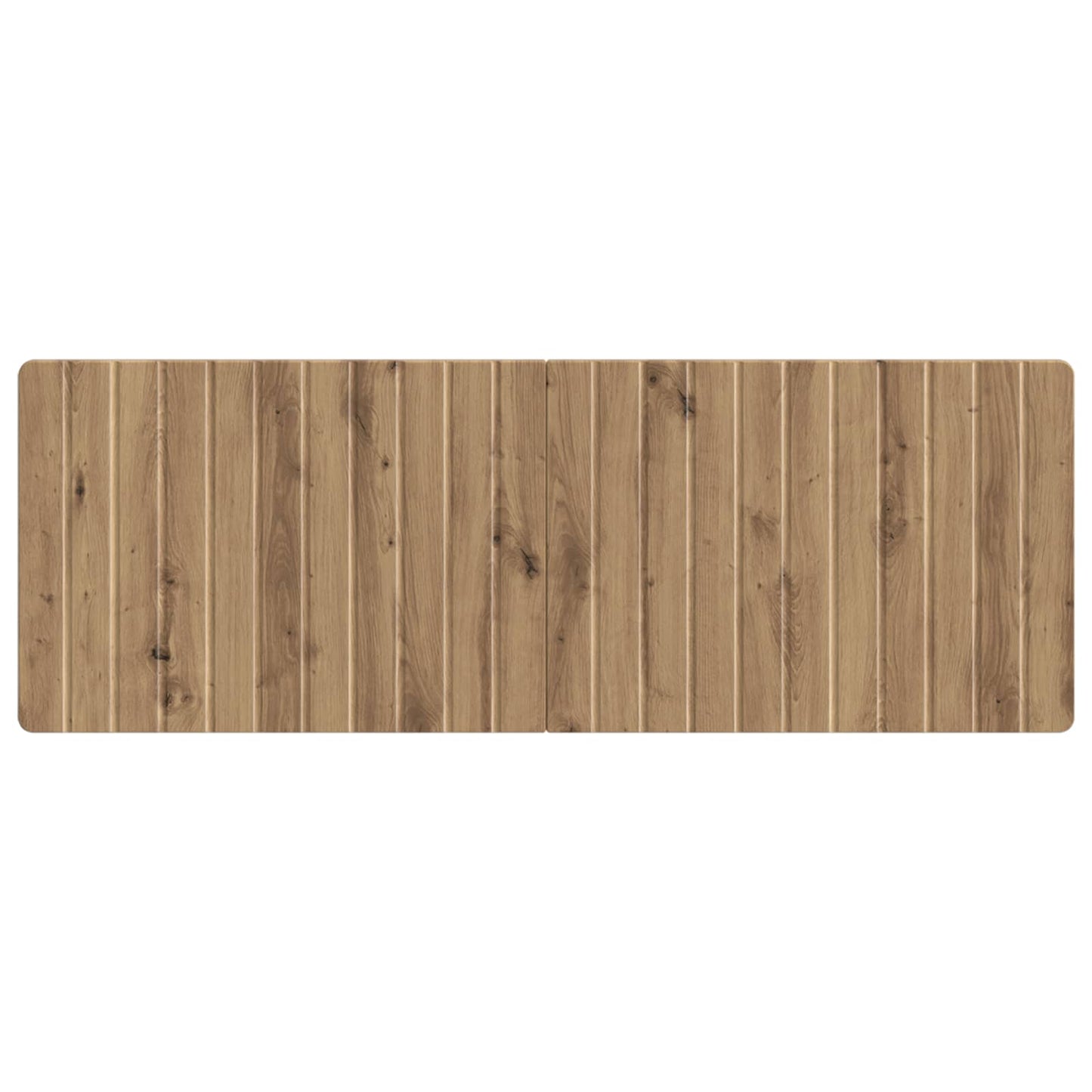 vidaXL Wall-Mounted Headboard ZWOLLE Artisan Oak Engineered Wood 3