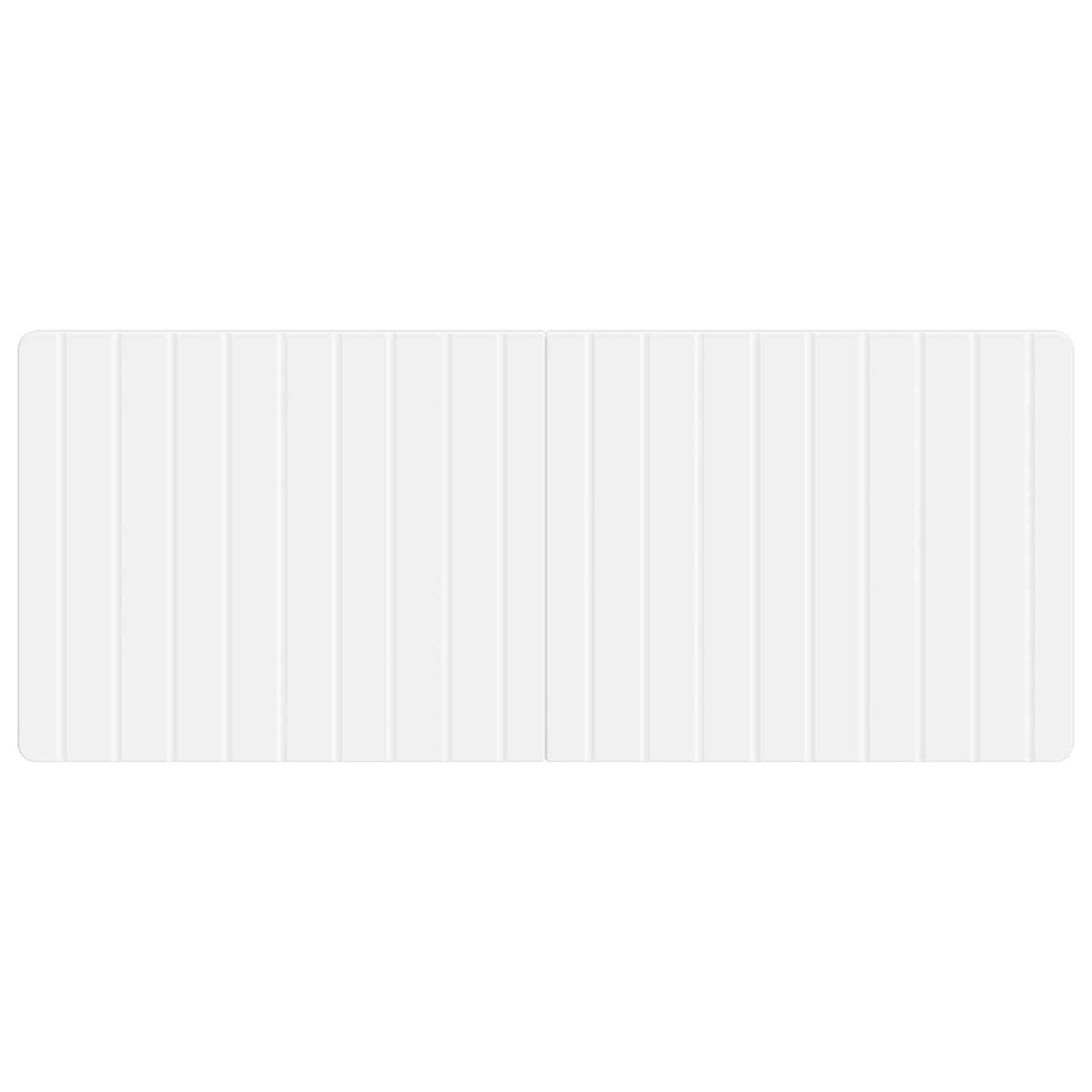 vidaXL Wall-Mounted Headboard ZWOLLE White Engineered Wood 3
