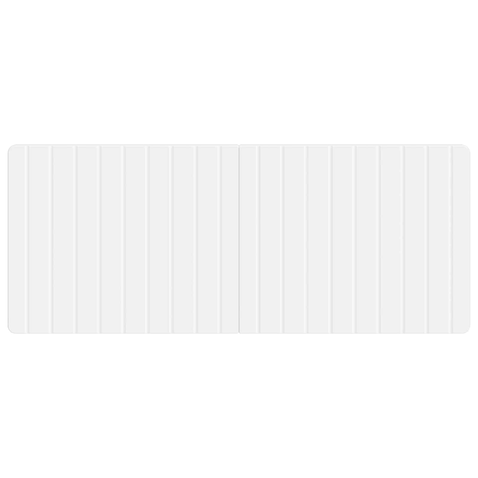 vidaXL Wall-Mounted Headboard ZWOLLE White Engineered Wood 3