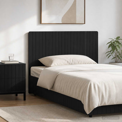 vidaXL Wall-Mounted Headboard ZWOLLE Black Engineered Wood 1