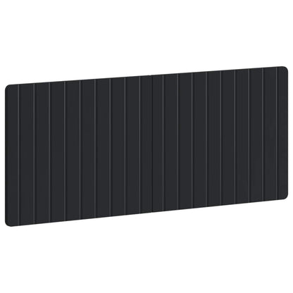 vidaXL Wall-Mounted Headboard ZWOLLE Black Engineered Wood 2
