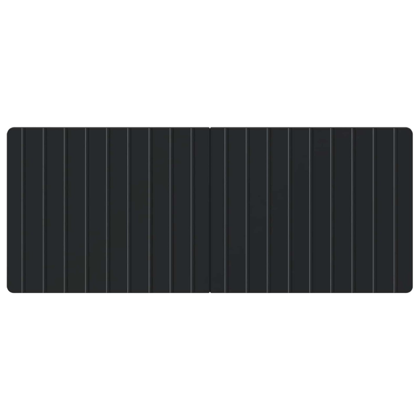 vidaXL Wall-Mounted Headboard ZWOLLE Black Engineered Wood 3