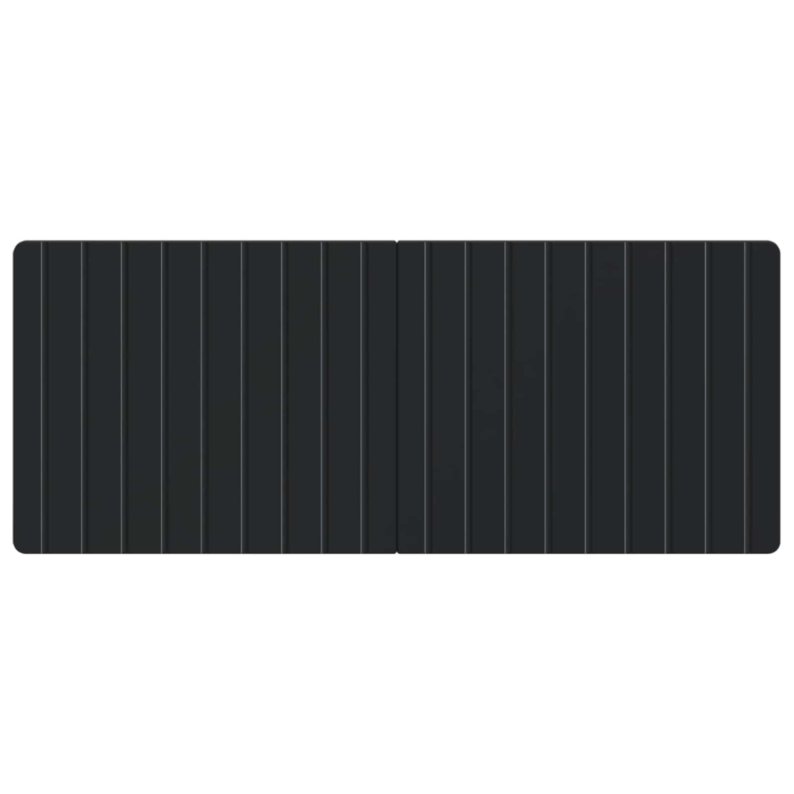 vidaXL Wall-Mounted Headboard ZWOLLE Black Engineered Wood 3
