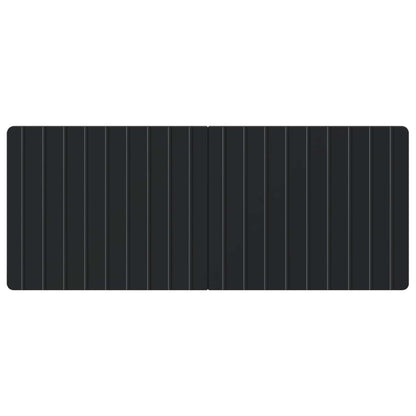 vidaXL Wall-Mounted Headboard ZWOLLE Black Engineered Wood 3