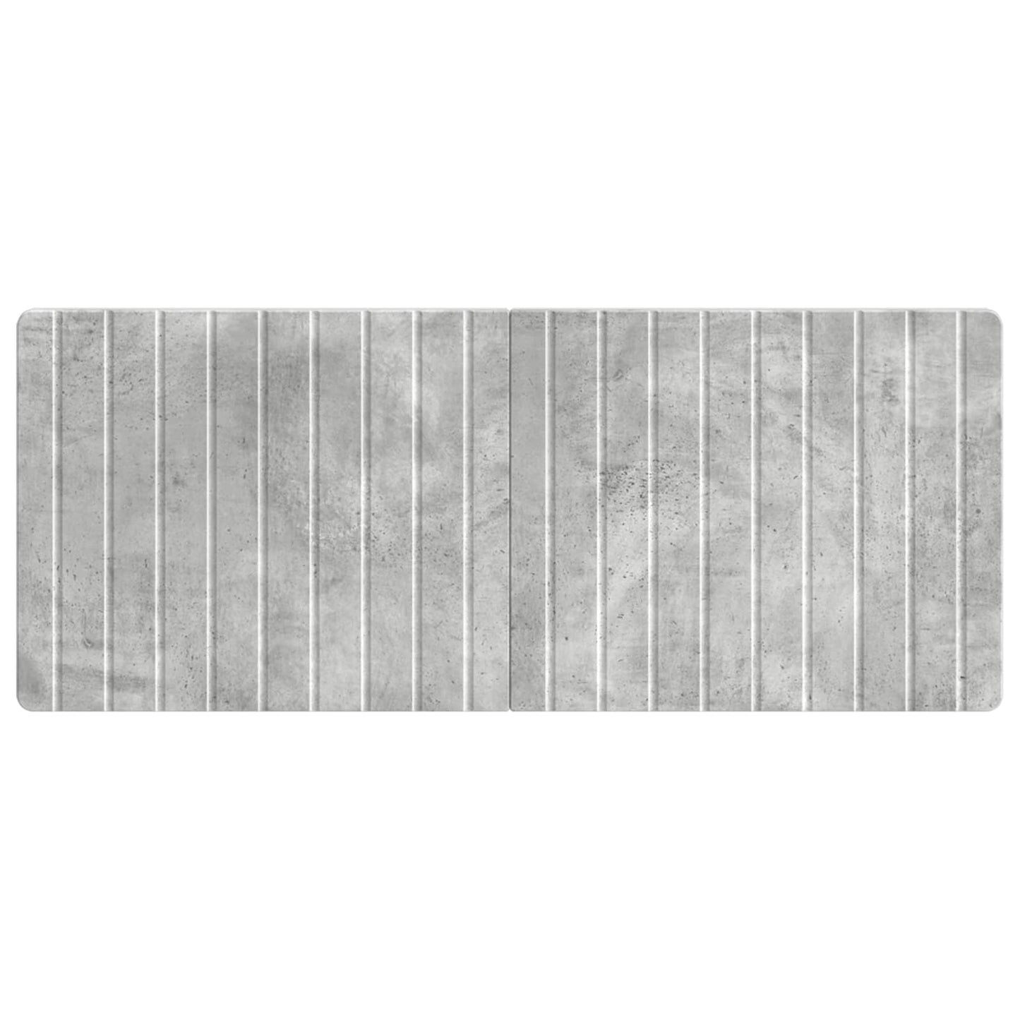 vidaXL Wall-Mounted Headboard ZWOLLE Concrete Grey Engineered Wood 3