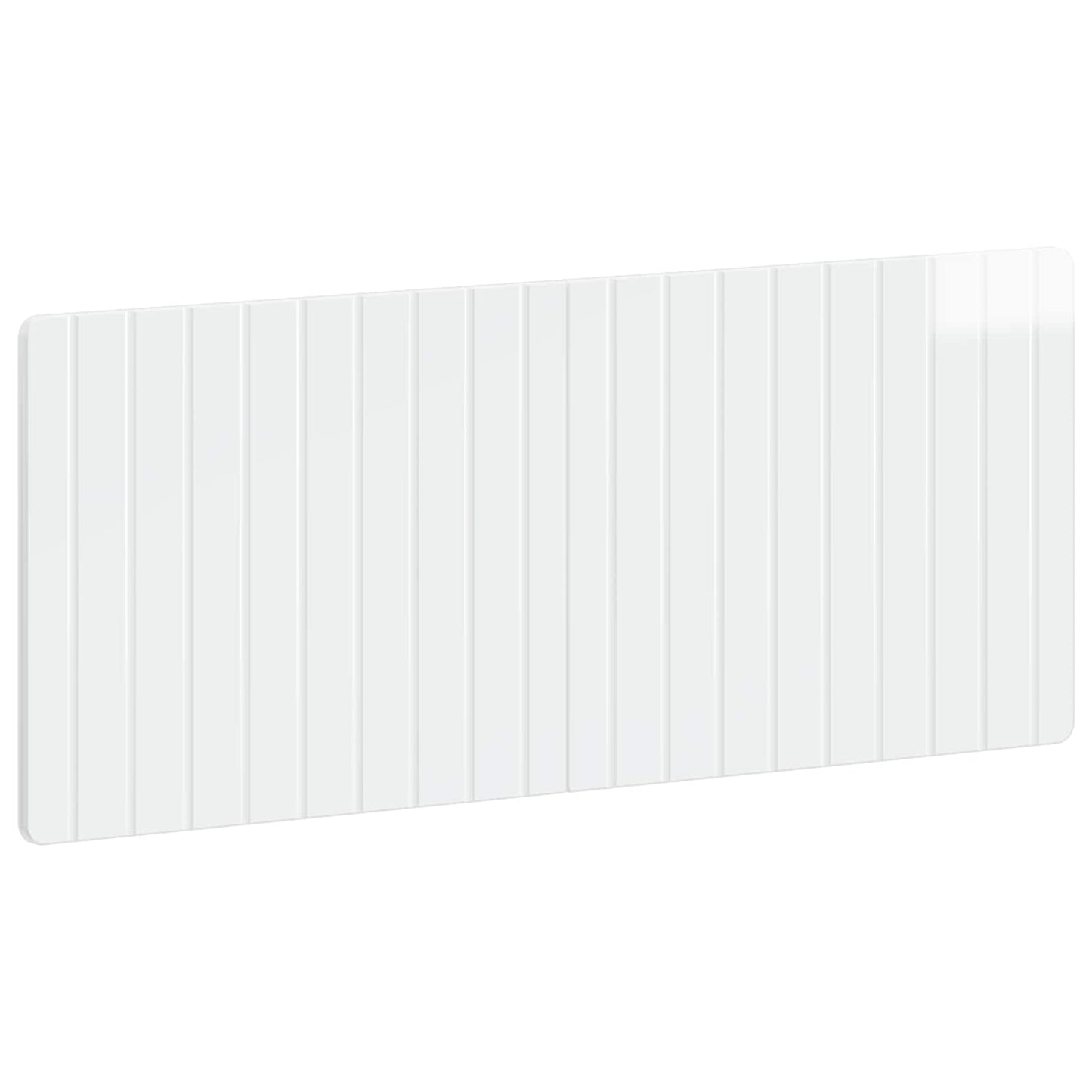 vidaXL Wall-Mounted Headboard ZWOLLE High Gloss White Engineered Wood 2