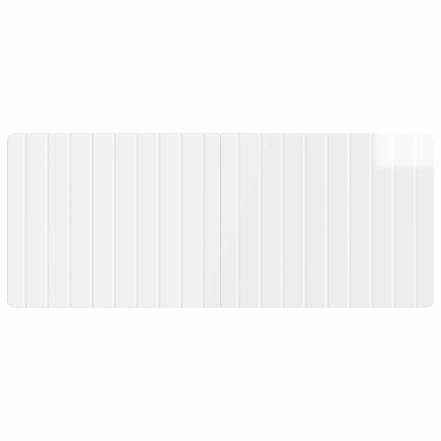 vidaXL Wall-Mounted Headboard ZWOLLE High Gloss White Engineered Wood 3