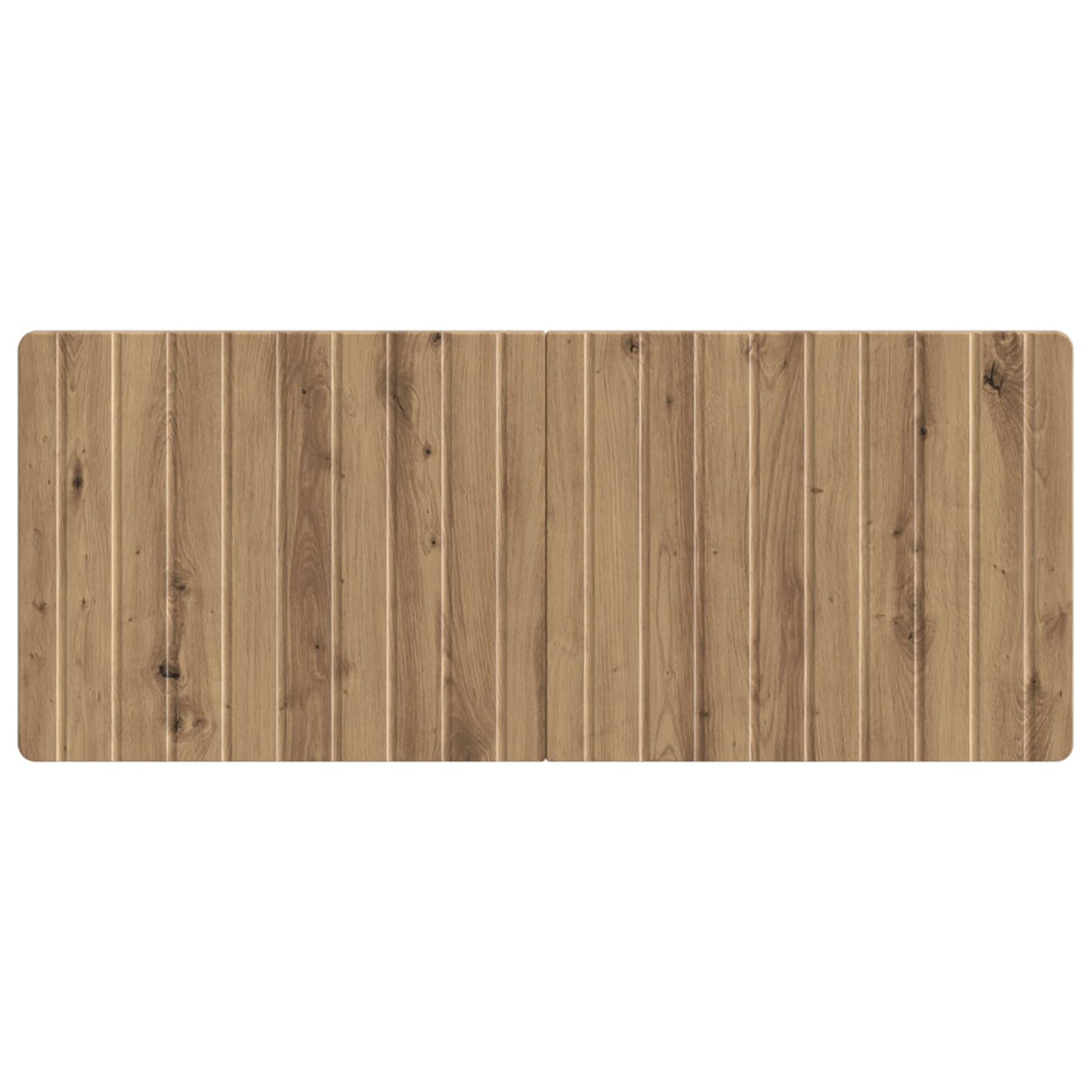 vidaXL Wall-Mounted Headboard ZWOLLE Artisan Oak Engineered Wood 3