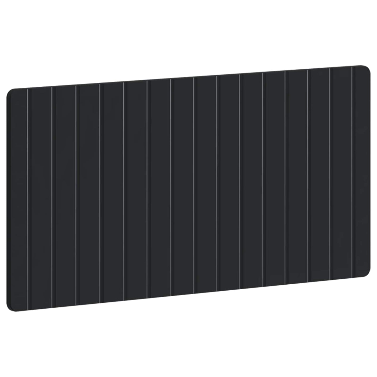 vidaXL Wall-Mounted Headboard ZWOLLE Black Engineered Wood 2