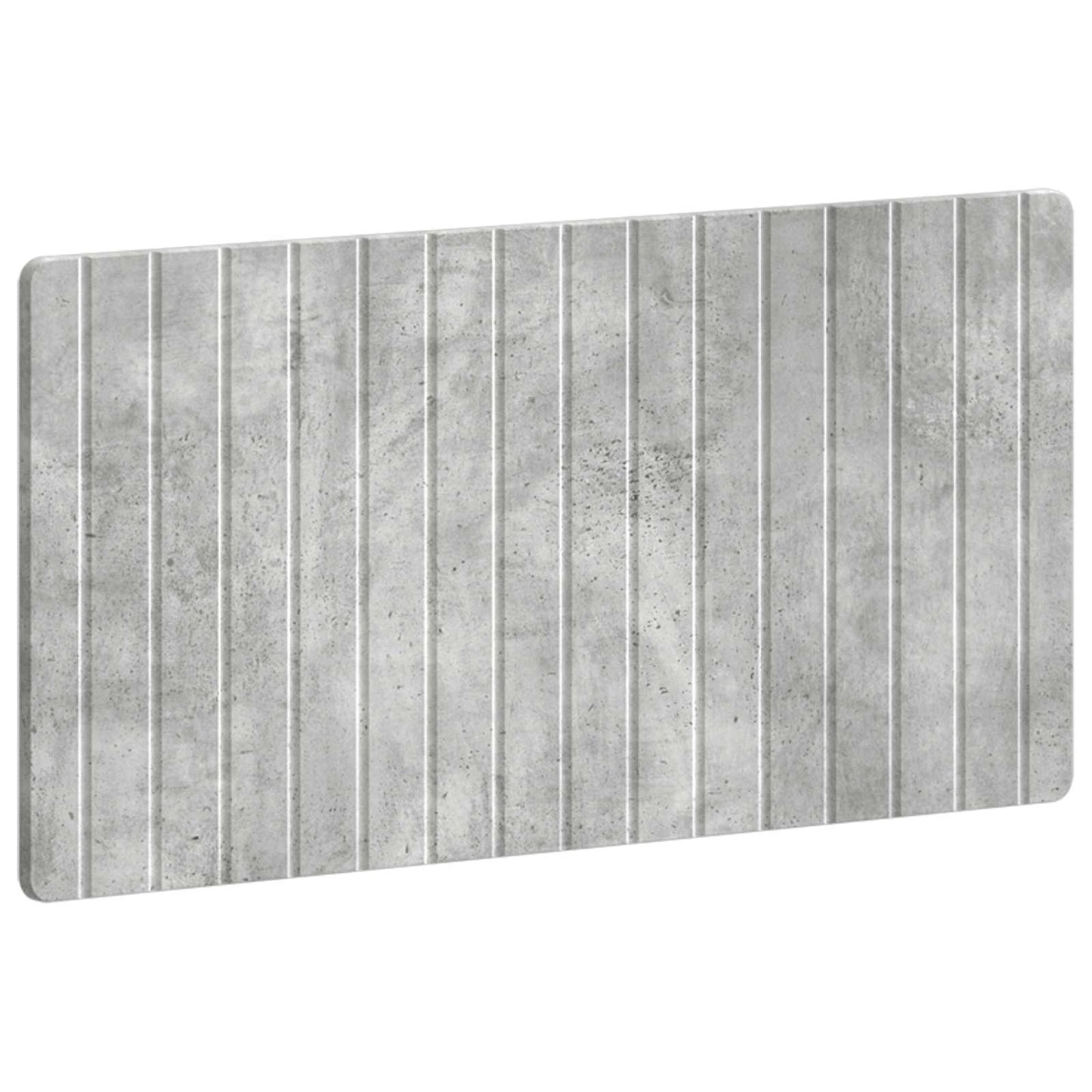 vidaXL Wall-Mounted Headboard ZWOLLE Concrete Grey Engineered Wood 2