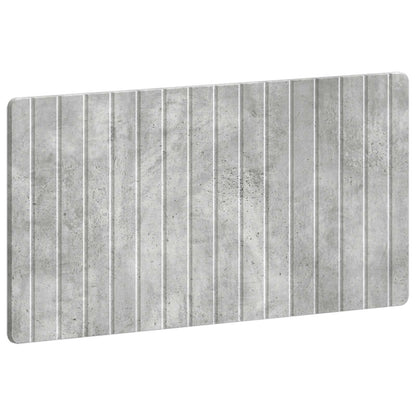 vidaXL Wall-Mounted Headboard ZWOLLE Concrete Grey Engineered Wood 2