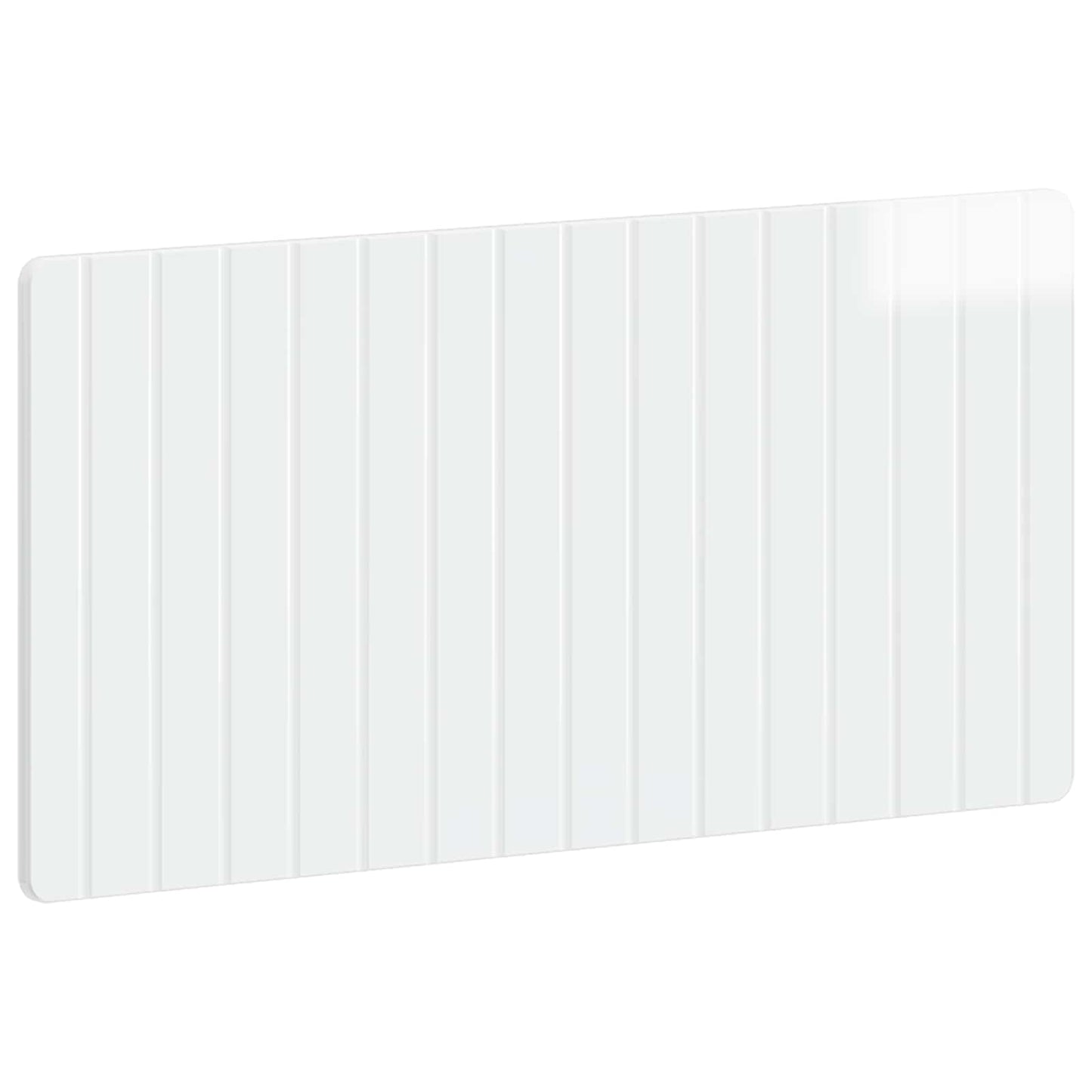 vidaXL Wall-Mounted Headboard ZWOLLE High Gloss White Engineered Wood 2