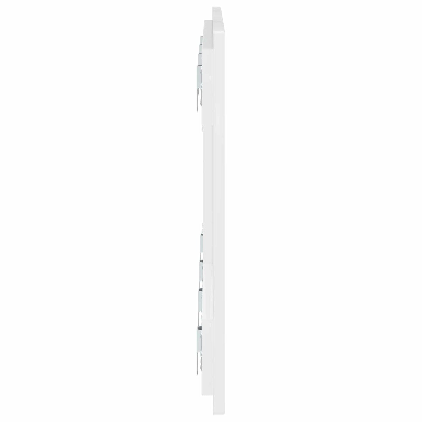 vidaXL Wall-Mounted Headboard ZWOLLE High Gloss White Engineered Wood 4